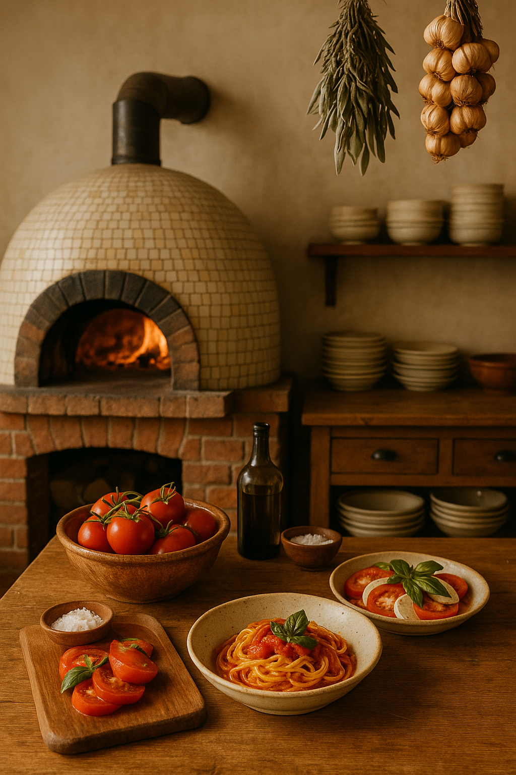Le four, les tomates, la passion